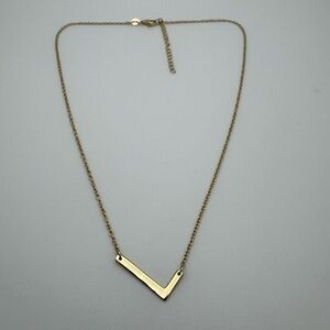 Gold Vermeil Sterling Silver 925 Initial L Pendant Necklace